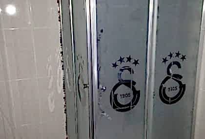 Taraftar Desenli Duşakabin (Galatasaray)
